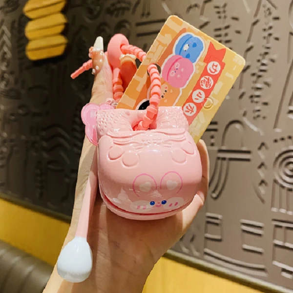 功德小木鱼玩具治愈系桌面静态模型摆件玩具背包挂
