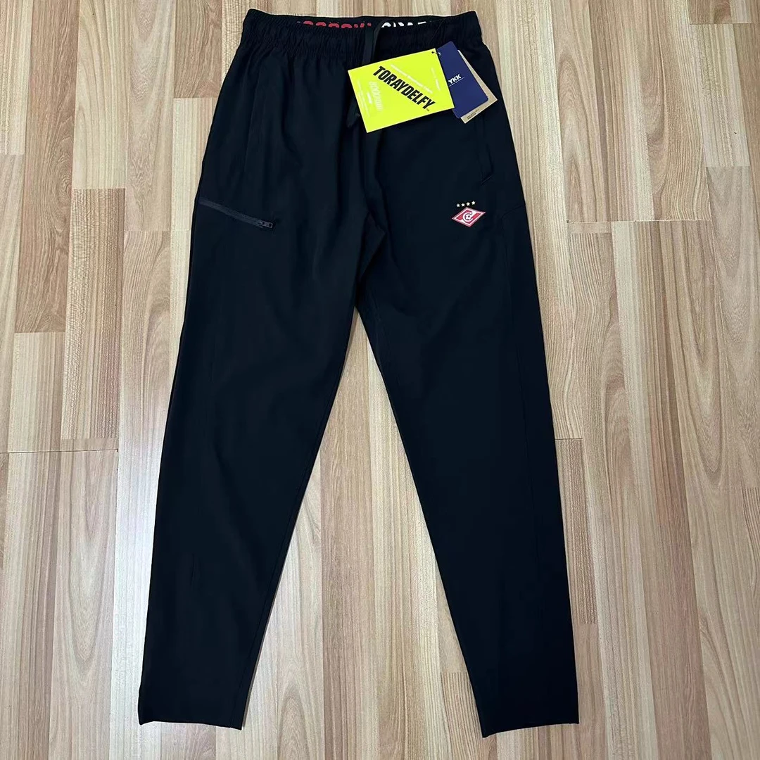 春夏季男女同款速干裤 轻便四面弹户外运动休闲裤 黑色长裤A72