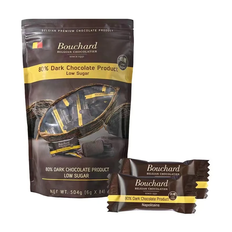 【山姆】      Bouchard 比利时进口 低糖黑巧克力制品(80%) 504g(6g*84)