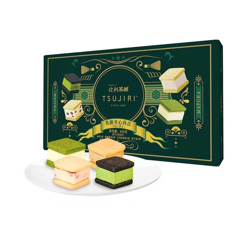 【山姆】      辻利茶铺 乳酪夹心西点(糕点) 420克