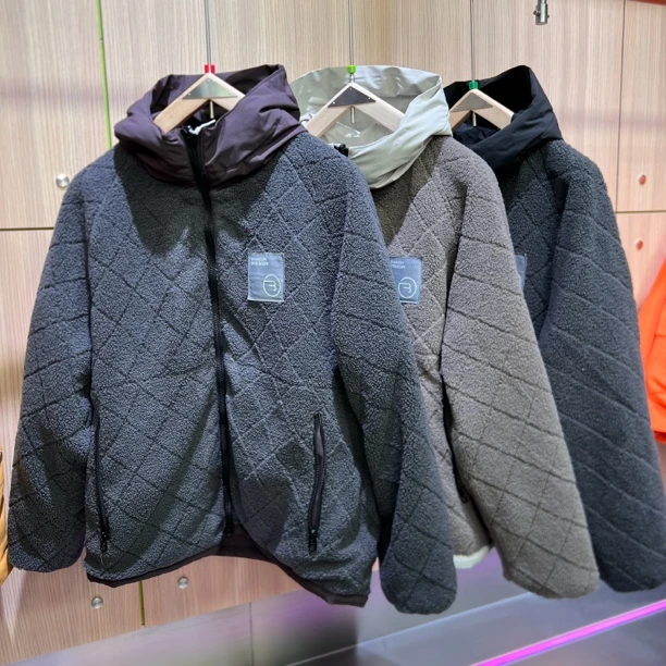 911 913 914 2024新款二棉双面穿连帽夹克情侣时尚JK9971 G31 素9