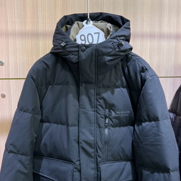 907 小众设计潮牌买手店设计师男女同款羽绒服 YR76076 CK 素9