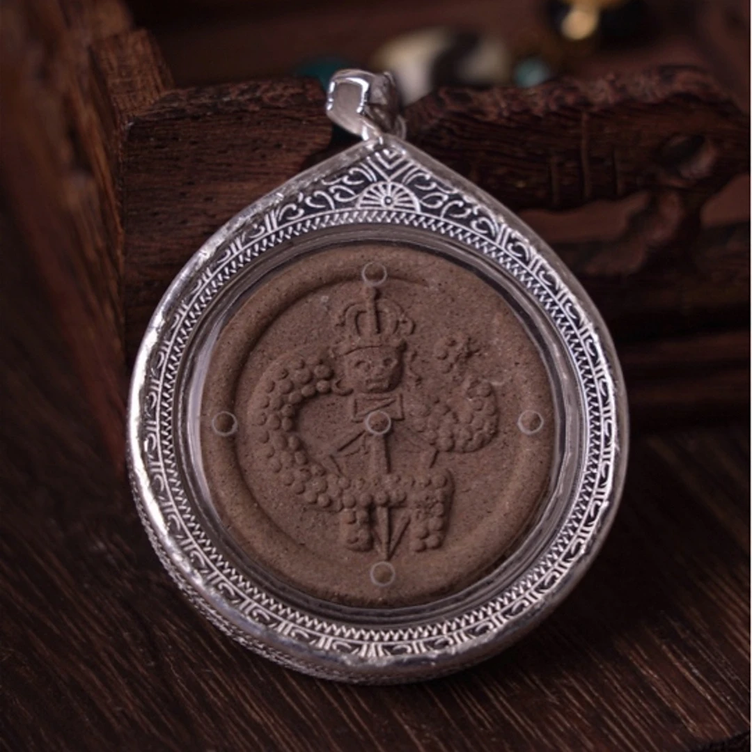 吊坠925银树脂 【班青三件套】金翅大鹏鸟 老师制作 银饰吊坠