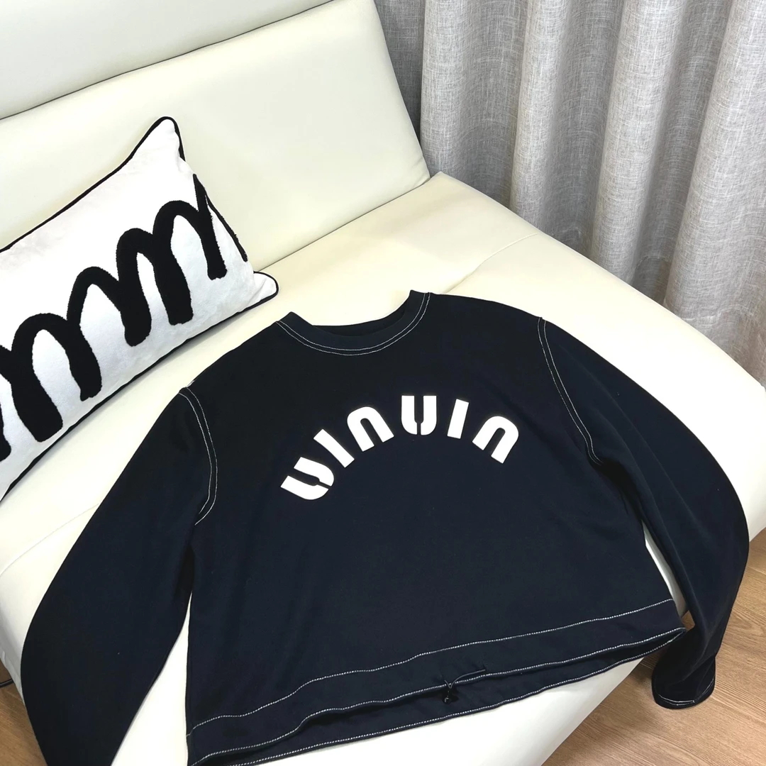 【N】韩版休闲长袖秋冬圆领女上衣 242119