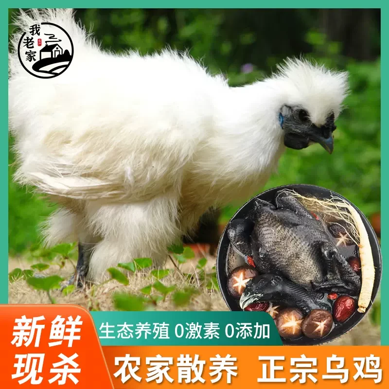 我老家乌鸡1000g*2只
