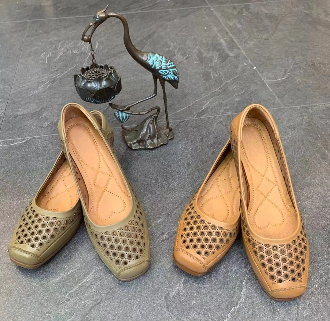 知羽香云 复古中国风时尚百搭女鞋ZY77811