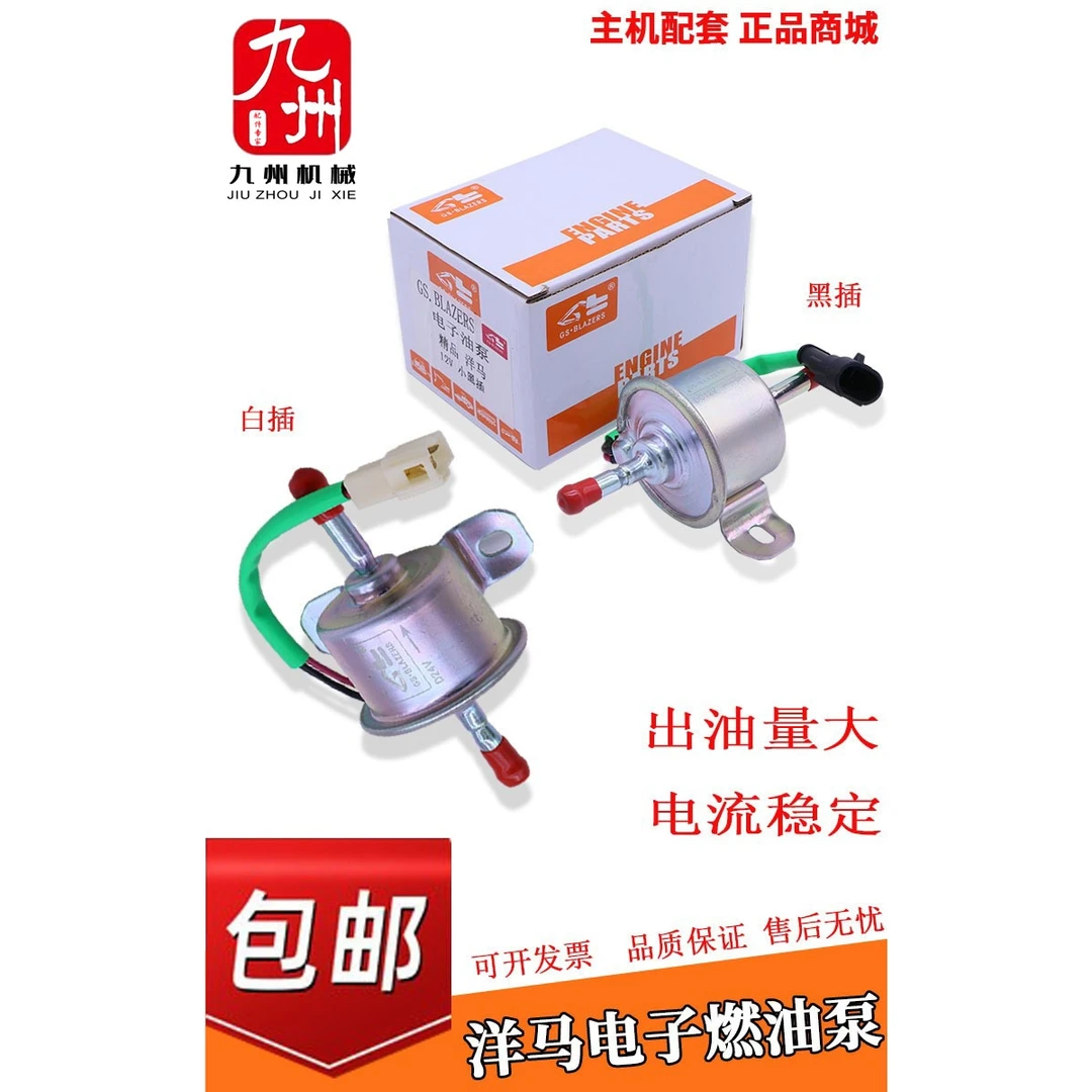 洋马电子泵燃油泵挖掘机24V输油泵外置12V迷你汽油泵加装柴油泵