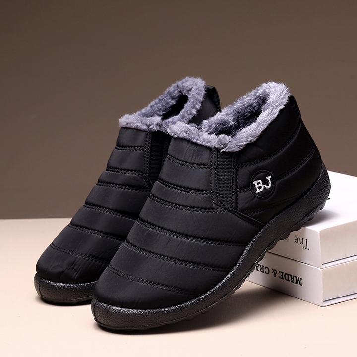 老北京棉鞋女新款加绒保暖轻便妈妈鞋中老年休闲棉靴雪地靴一脚蹬