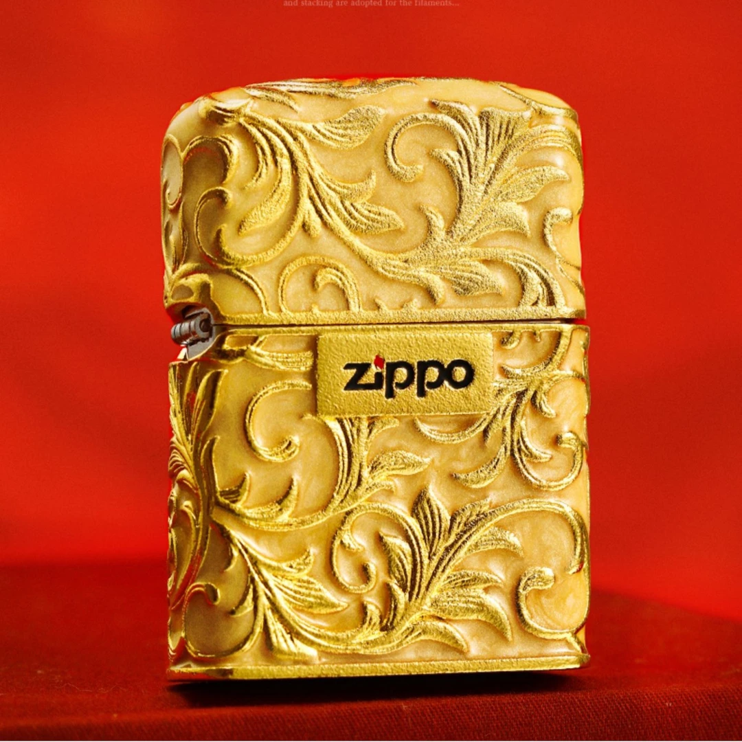ZIPPO正品打火机/DIY-205-珐琅夜光唐草礼盒装-送礼 DY9902TF