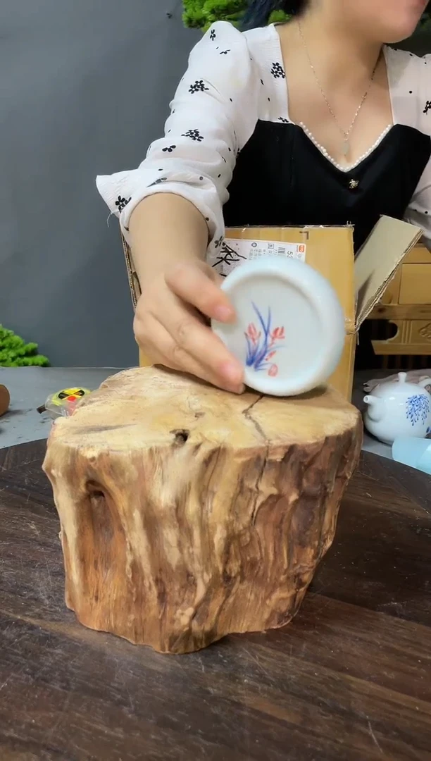 【闪购商品】陶兰花杯垫