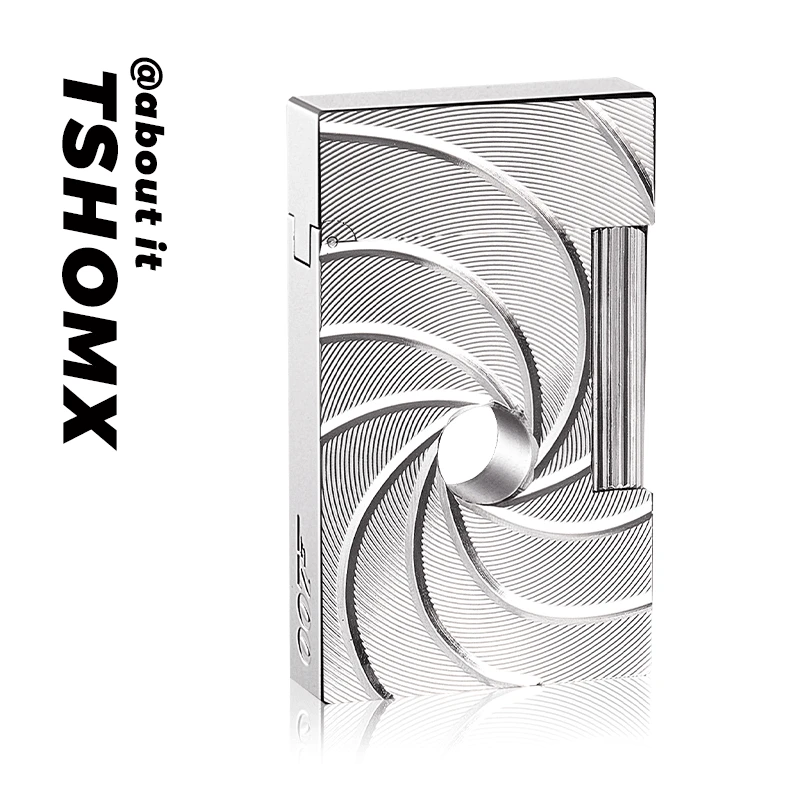 TSHOMX-007系列男士手工制作高档复古朗声纯铜刚声侧滑创意打火机