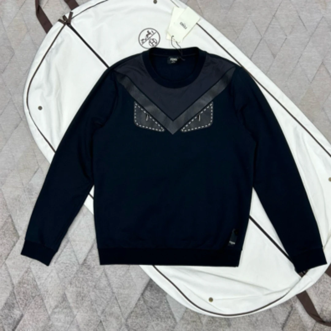 全新未使用 FENDI/芬迪 131445 羊皮小怪兽卫衣高价款