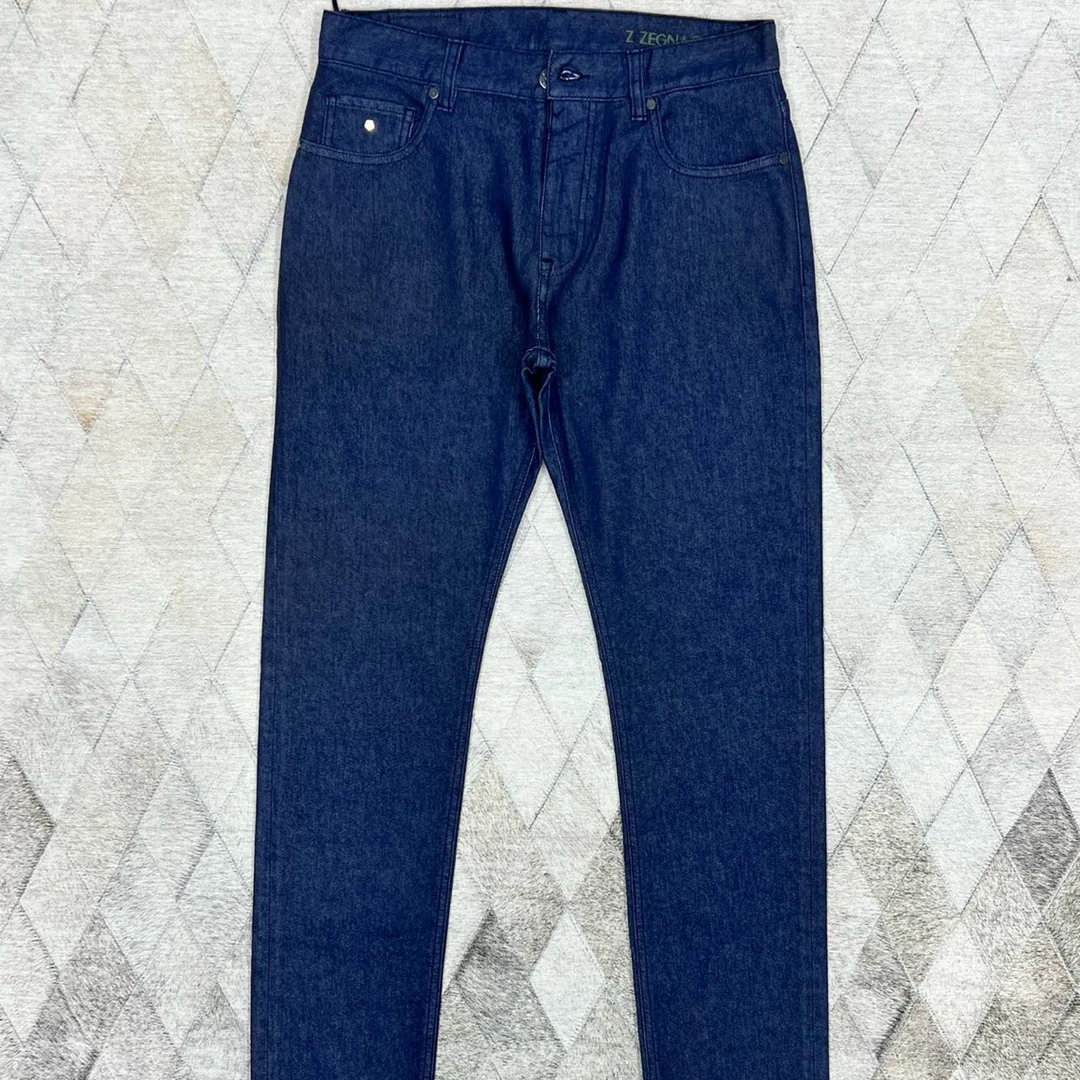 未使用 ZEGNA 128991 原色牛仔裤