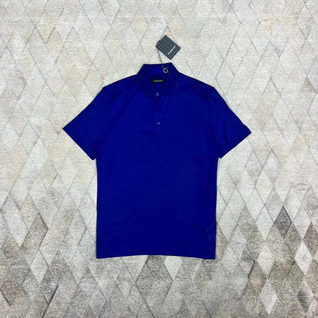全新未使用 ErmenegildoZegna 130028 海岛棉Polo衫 面料质感舒适