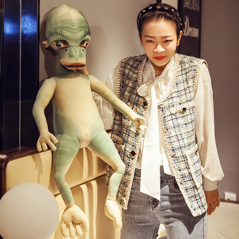 疯狂外星人公仔毛绒玩具抱枕女生睡觉超丑娃娃搞怪创意仿真玩偶萌