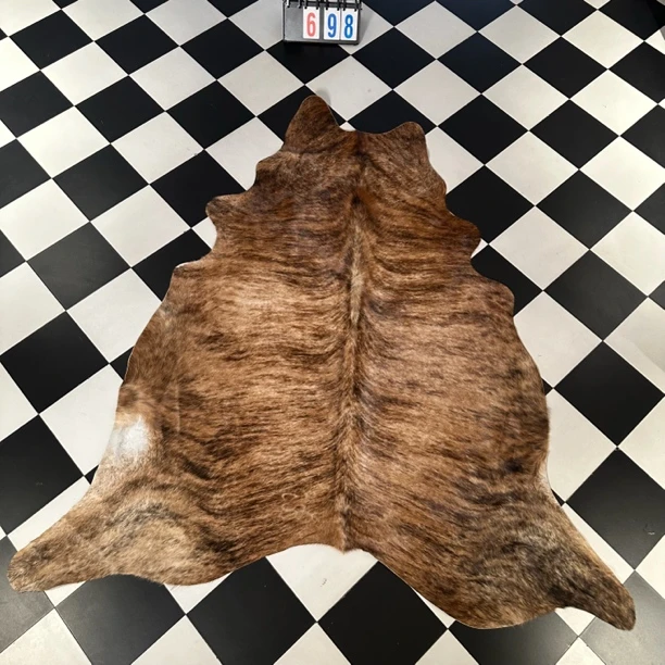 【本尼家】Q698 220*205巴西进口整张牛皮地毯轻奢