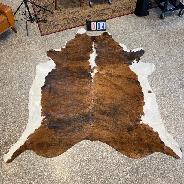 【本尼家】Q04 250*220巴西进口整张牛皮地毯轻奢地毯床边毯