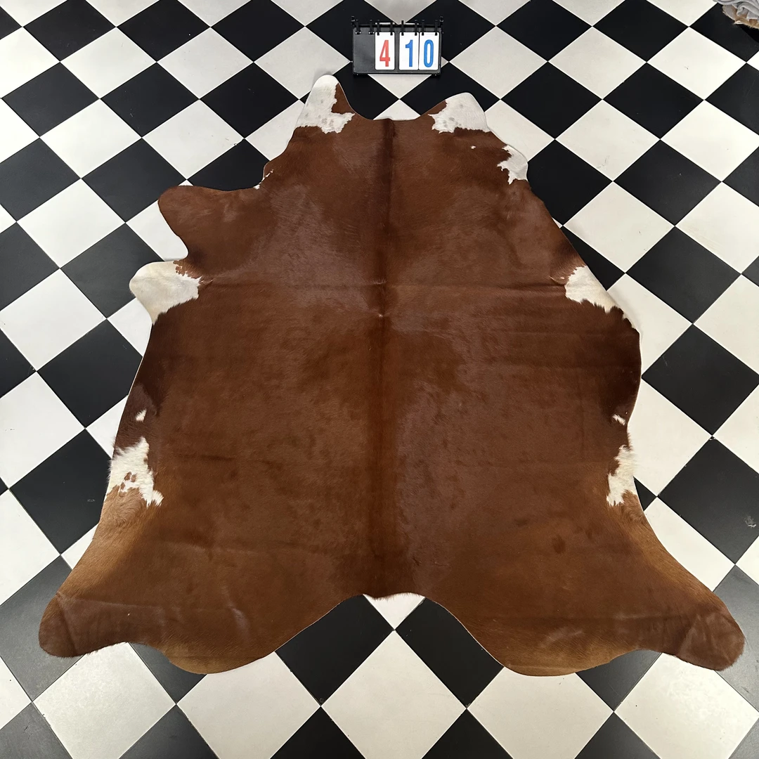 【本尼家】Q410 245*210巴西进口整张牛皮地毯轻奢