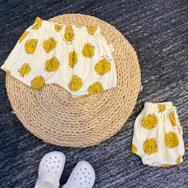 【Fansbaby】小熊PP裤短裤2023年新款夏季童装男宝女宝童装短裤