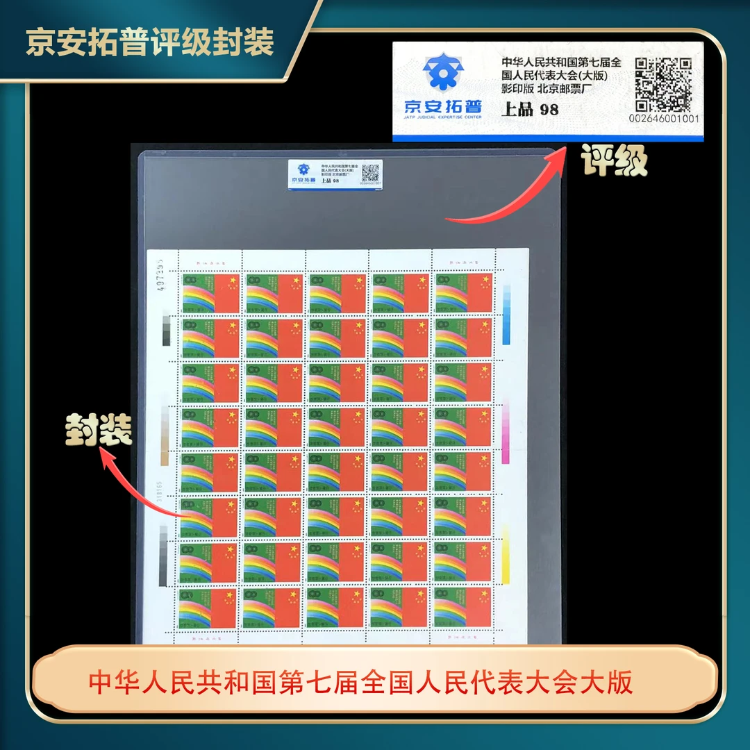 1988年J147国第七届全国人民代表大会大版京安拓普上品98