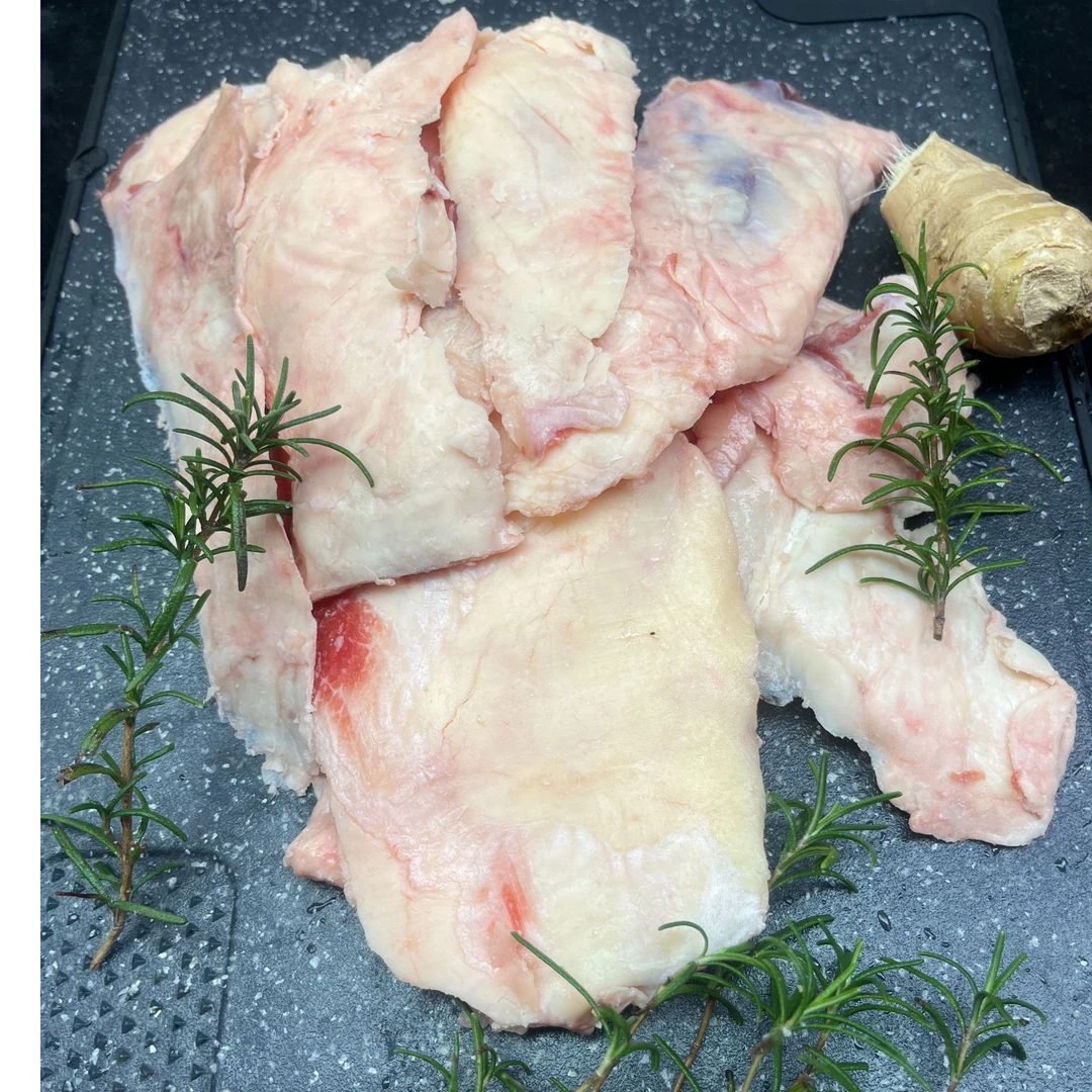 谷饲牛油边油脂切片煎牛排炒菜涮火锅烧烤烤肉非常香