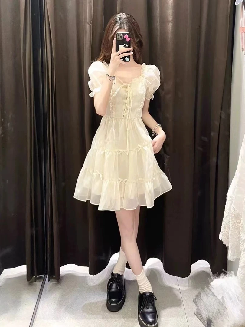 801-900】讯泓轻奢百搭少女连衣裙