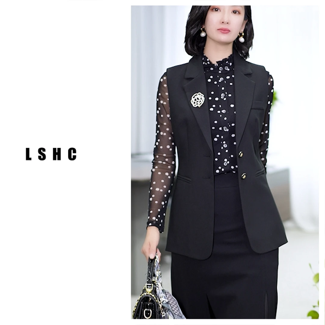 骊山·华侈/新款时尚轻奢休闲百搭宽松马夹【9800】气质感马甲