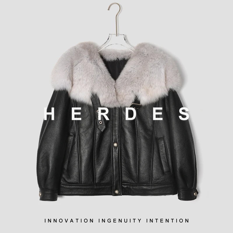 HERDERS 多色潮流时尚皮草外套 248510