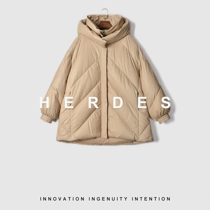 HERDERS 多色潮流皮革羽绒服  40271