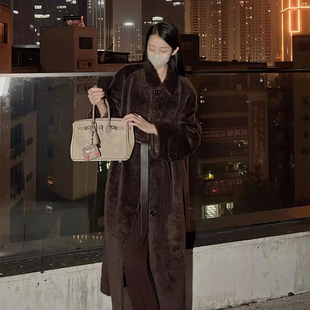 HERDERS '高奢拉贡系列' 极简风大牌皮草外套 247512