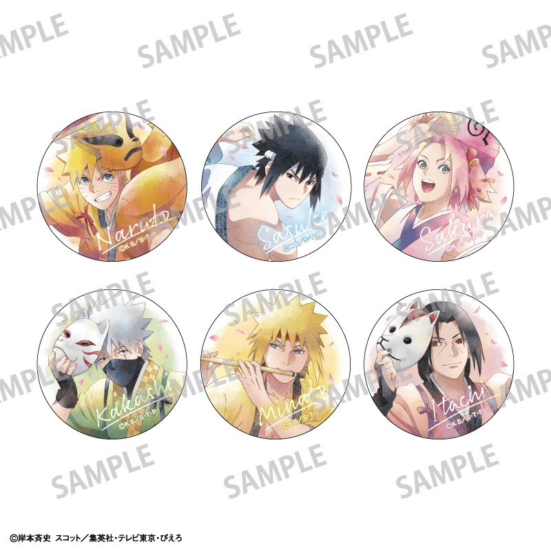 【火影忍者】 水彩舞蹈吧唧 盲盒 （主播代拆）