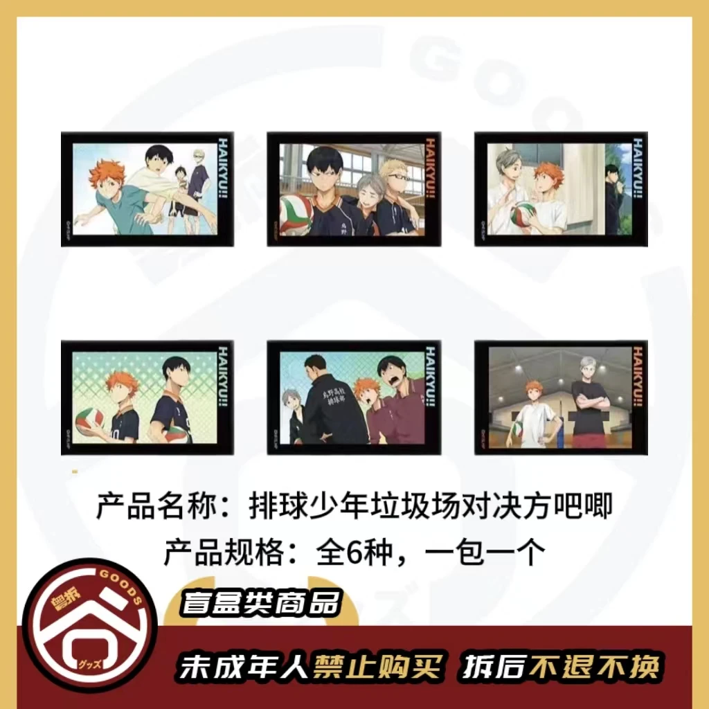 【现货】排球少年 垃圾场对决方徽章吧唧 全6种 日版正版【盲盒】