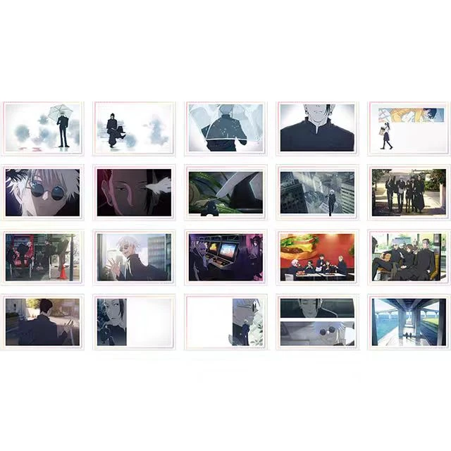 【现货】咒术回战怀玉玉折OP/ED场面写明信片 全20种【盲盒】