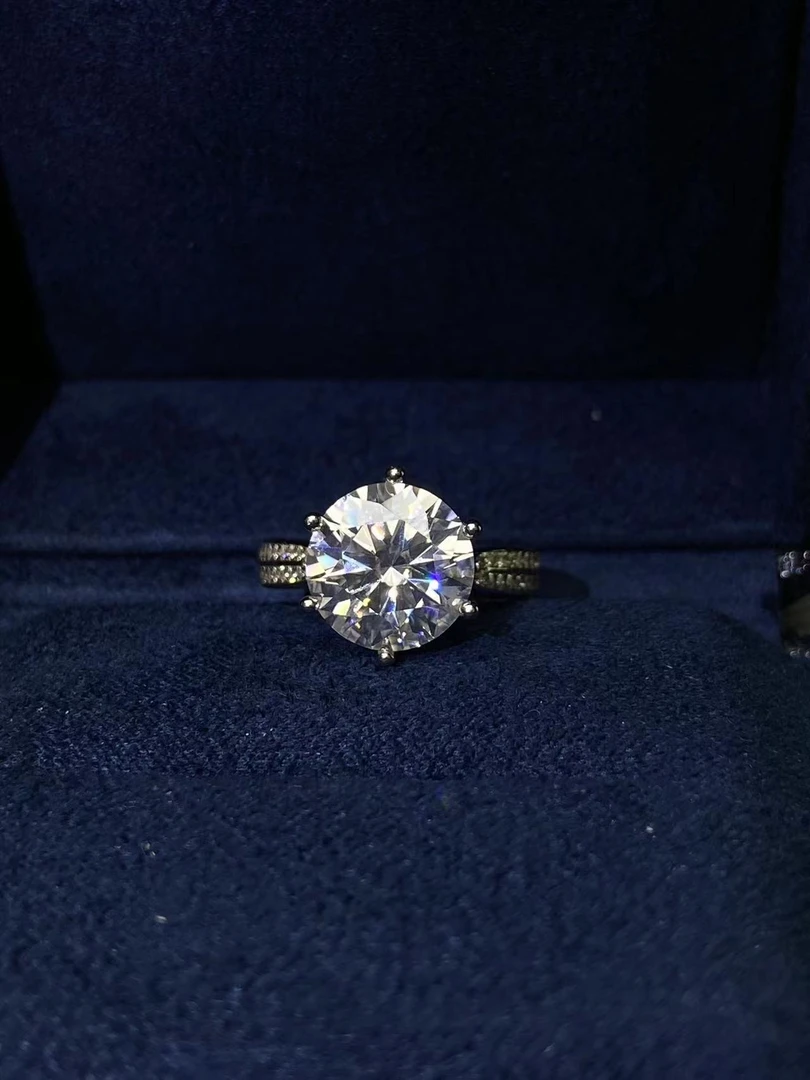 非金属戒指 【星光皇后5ct】设计款戒指经典气质A043