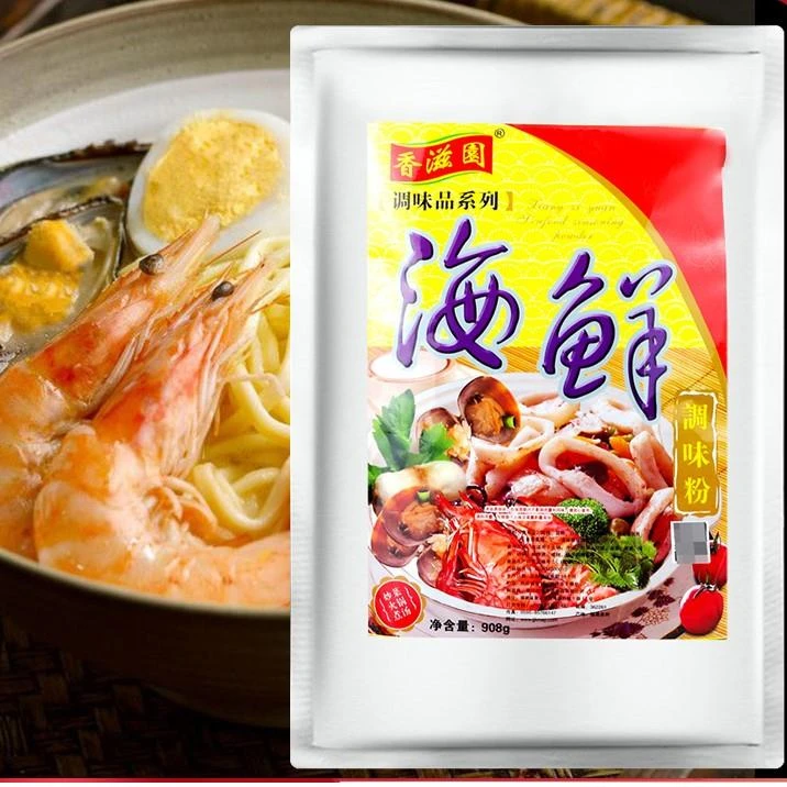 香滋园海鲜调味料克海鲜粉馄饨麻辣鲜烧烤粉炒粉炒饭调味粉料笋1g