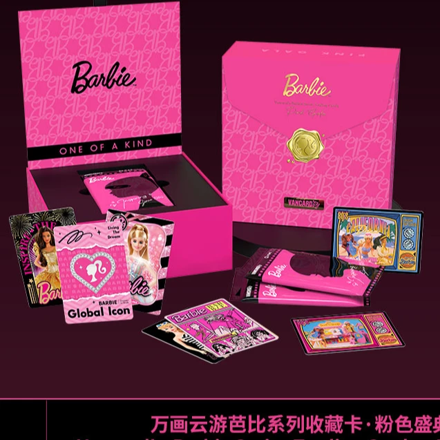 万画云游 芭比系列收藏卡·粉色盛典 卡牌盲盒