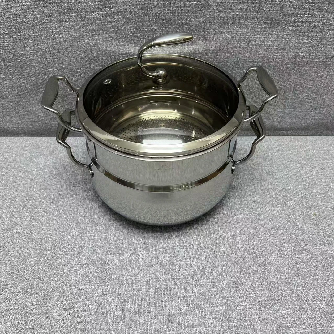 3-029 24cm单层蒸锅 直颈型蒸锅 口径 24cm 整锅重约2.90kg