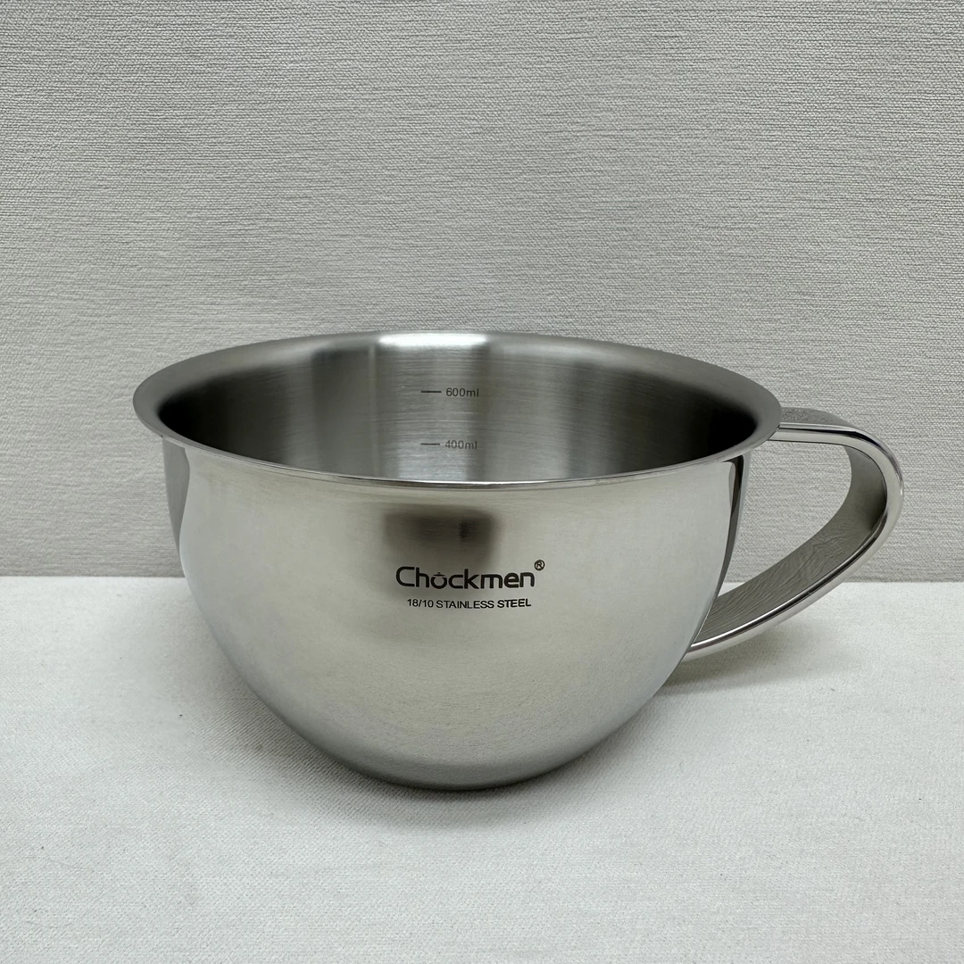 1-027 Chockmen 不锈钢沙拉碗 多用杯 13*8cm 重约0.38kg家用
