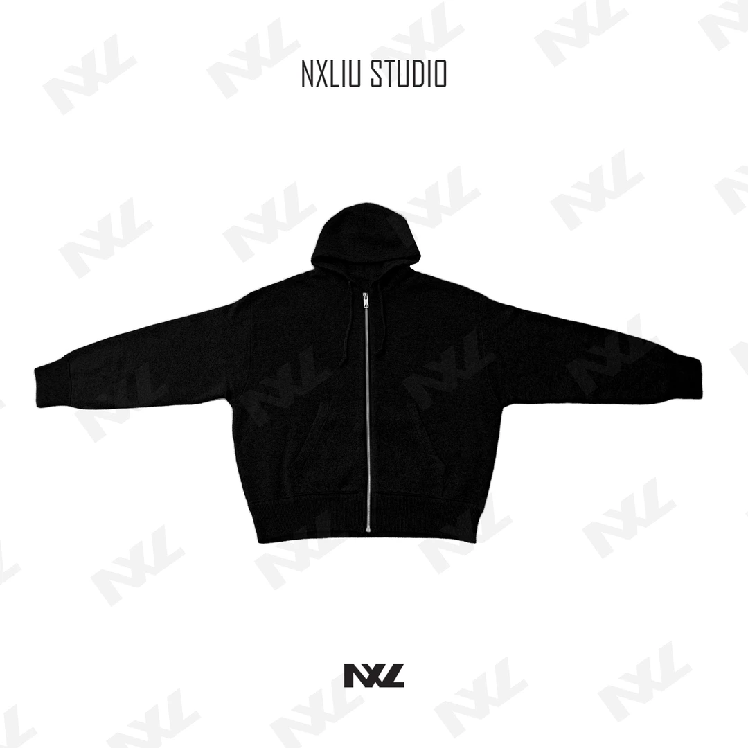 连帽毛衣羊毛混纺休闲卫衣