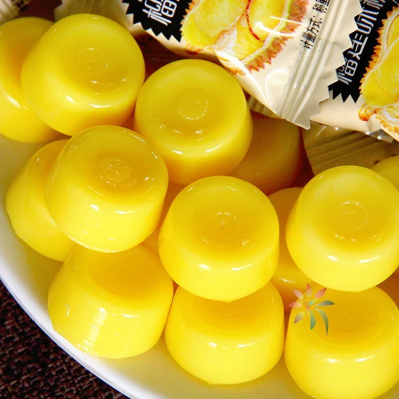榴莲糖泰国风味榴莲软糖休闲食品特产网红零食浓香年/0lb蔬菜组合