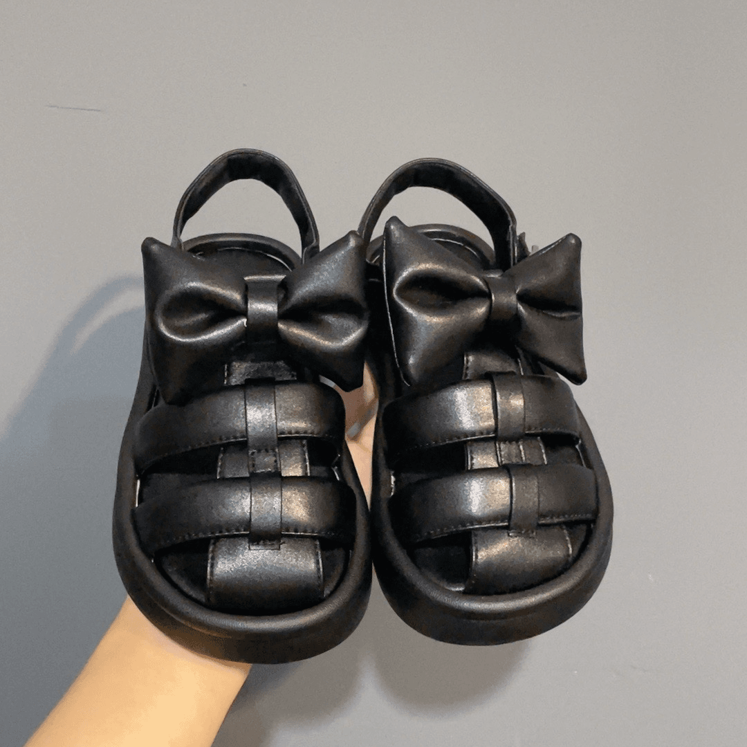 女童包头凉鞋时尚编织软底儿童猪笼框子鞋断码温州鞋折扣清仓夏季