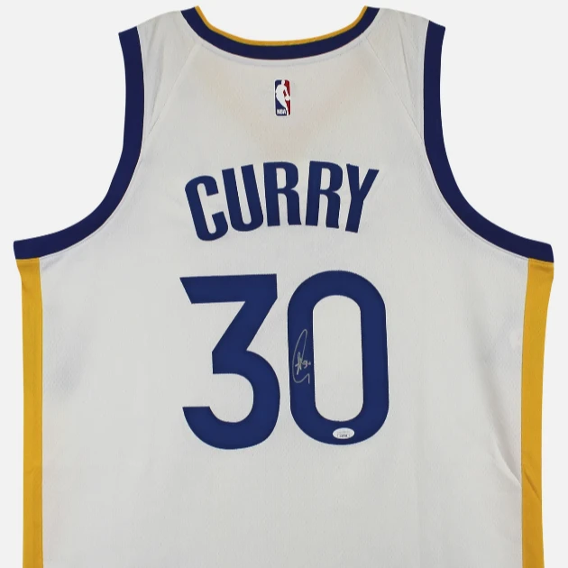库里22-23勇士队签名球衣（带防伪辐射标）