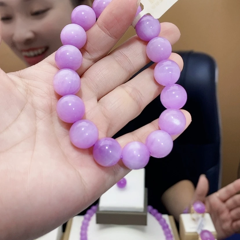 【闪购商品】锂辉石紫锂辉手串12mm未镶嵌