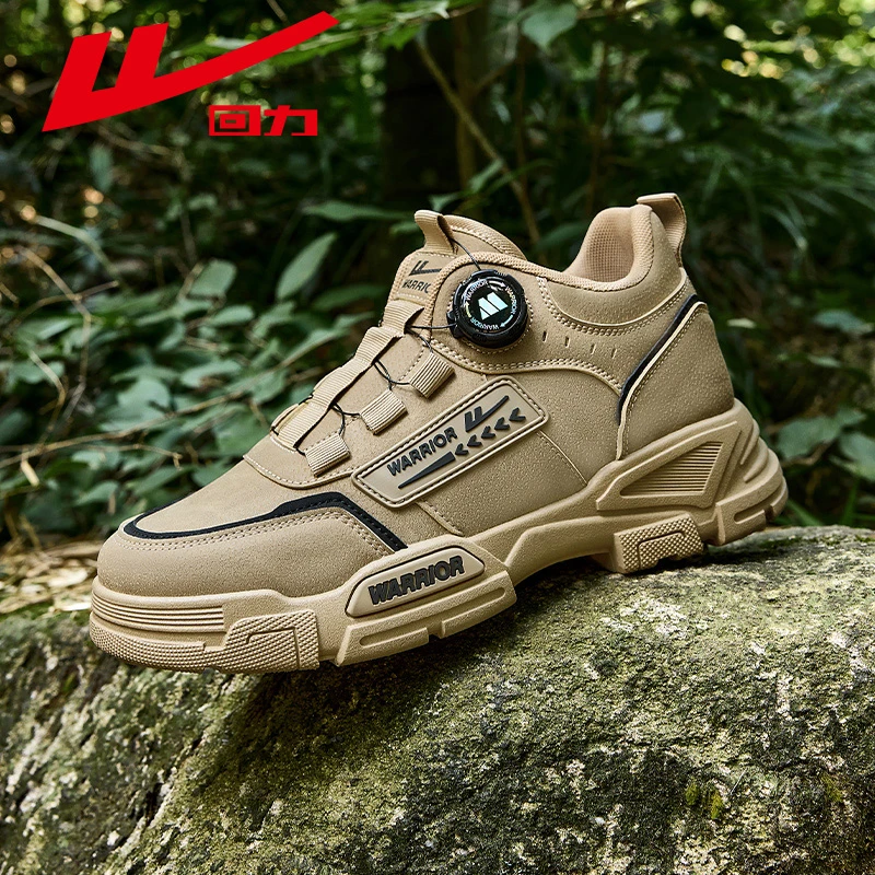 回力男鞋春季新款运动鞋户外耐磨徒步鞋网面透气爬山登山鞋鞋子男