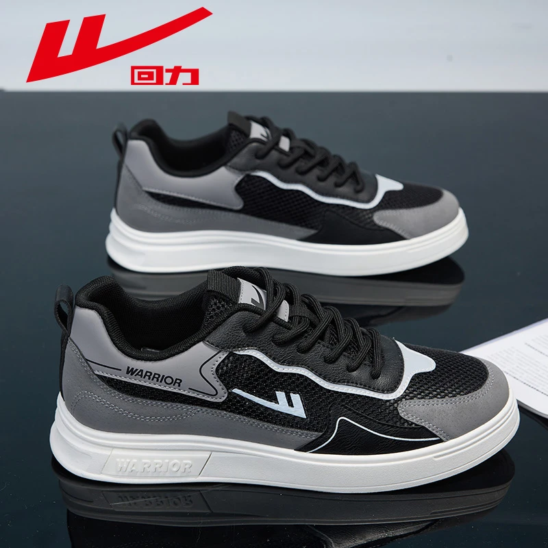 回力新款男鞋网面鞋百搭春季新款不臭脚鞋休闲鞋清凉透气鞋运动鞋