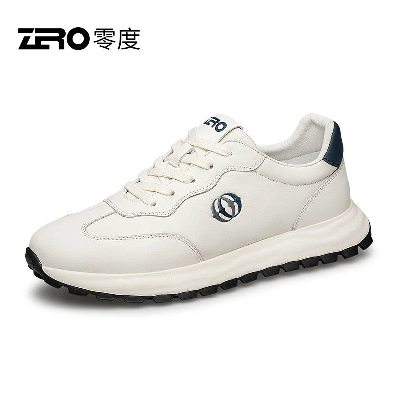 【总裁系列】零度男鞋休闲运动鞋秋季新款轻质双色大底软底皮鞋男款