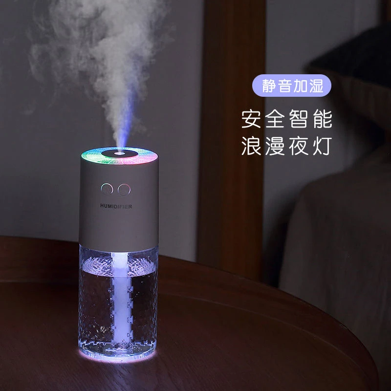 车载加湿器家用卧室两用大雾量香薰喷雾器办公室空气净化汽车用