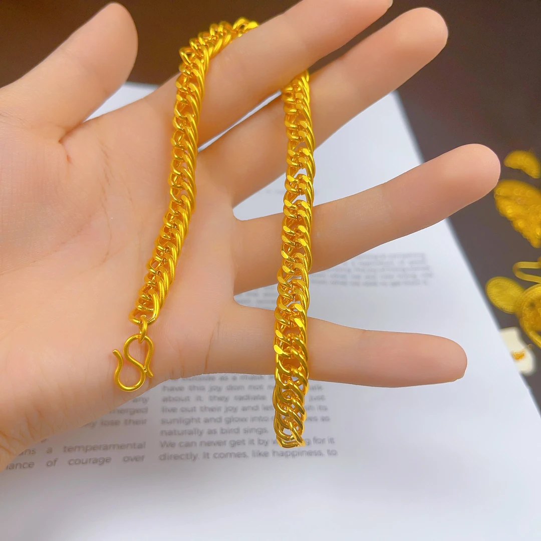 铜合金手链 48爆款白搭时尚女款精美可调节金色