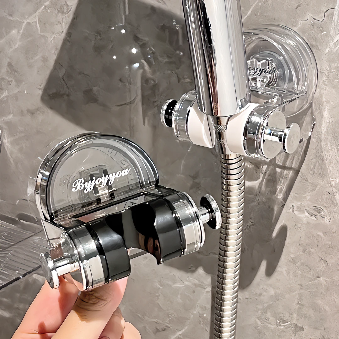 BSD轻奢花洒支架可调节浴室淋浴置物架免打孔各种神器喷头配件