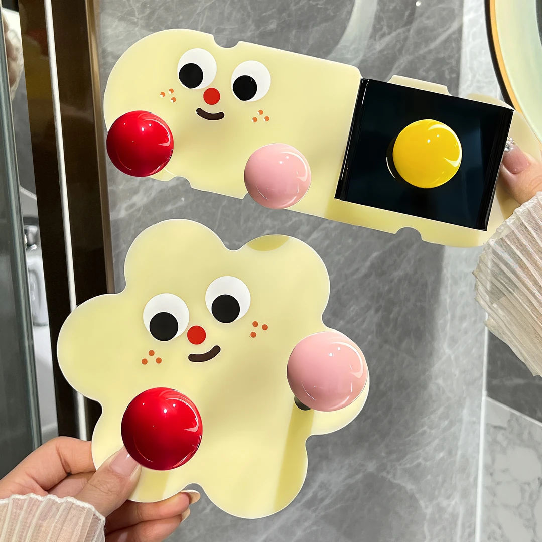 BSD多巴胺卫生间吸盘吹风机架壁挂免打孔风筒架电吹风梳子置物架